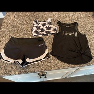 Justice size 10 set euc